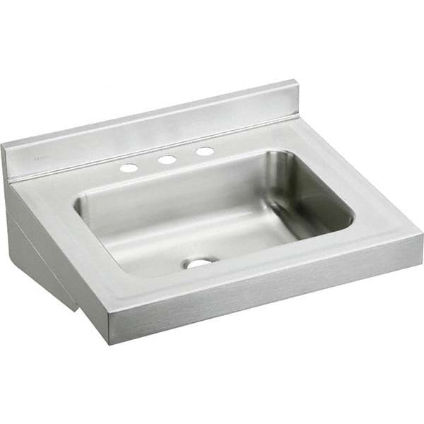 ELKAY - Stainless Steel Sinks Type: Lavatory Sink-Wall Hung Outside Length: 22 (Inch) - Benchmark Tooling