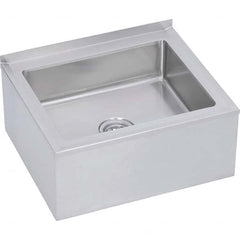 ELKAY - Stainless Steel Sinks Type: Mop Sink-Floor Mounted Outside Length: 32 (Inch) - Benchmark Tooling