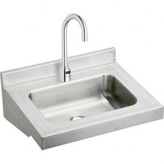 ELKAY - Stainless Steel Sinks Type: Lavatory Sink-Wall Hung Outside Length: 22 (Inch) - Benchmark Tooling