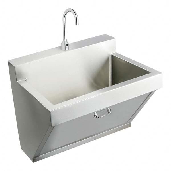 ELKAY - Stainless Steel Sinks Type: Surgeon's Scrub Sink Outside Length: 30 (Inch) - Benchmark Tooling