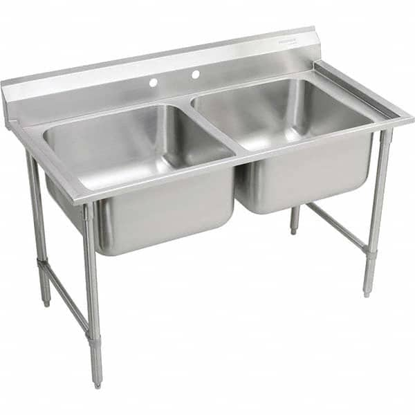 ELKAY - Stainless Steel Sinks Type: Scullery Sink Outside Length: 47-1/4 (Inch) - Benchmark Tooling