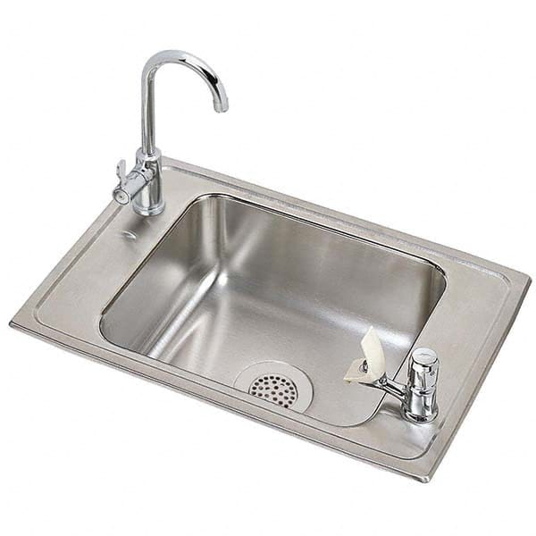 ELKAY - Stainless Steel Sinks Type: Drop In Sink Outside Length: 25 (Inch) - Benchmark Tooling