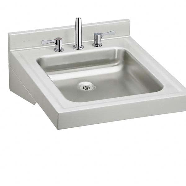 ELKAY - Stainless Steel Sinks Type: Lavatory Sink-Wall Hung Outside Length: 19 (Inch) - Benchmark Tooling