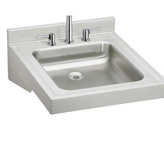 ELKAY - Stainless Steel Sinks Type: Lavatory Sink-Wall Hung Outside Length: 19 (Inch) - Benchmark Tooling