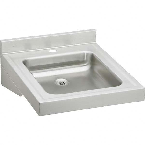 ELKAY - Stainless Steel Sinks Type: Lavatory Sink-Wall Hung Outside Length: 19 (Inch) - Benchmark Tooling