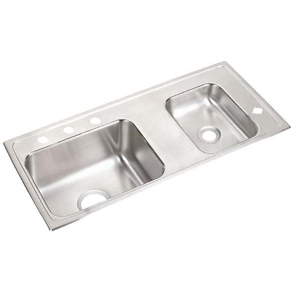 ELKAY - Stainless Steel Sinks Type: Drop In Sink Outside Length: 37-1/4 (Inch) - Benchmark Tooling