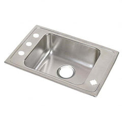 ELKAY - Stainless Steel Sinks Type: Drop In Sink Outside Length: 31 (Inch) - Benchmark Tooling