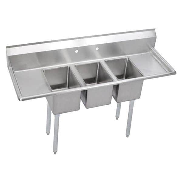 ELKAY - Stainless Steel Sinks Type: Scullery Sink Outside Length: 64 (Inch) - Benchmark Tooling