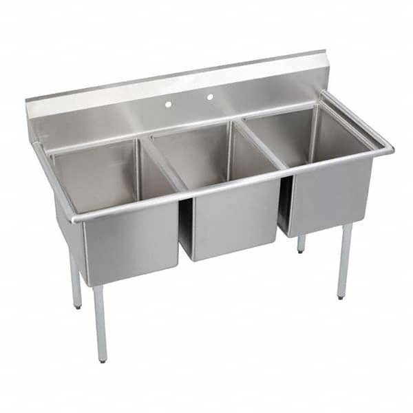 ELKAY - Stainless Steel Sinks Type: Scullery Sink Outside Length: 57 (Inch) - Benchmark Tooling