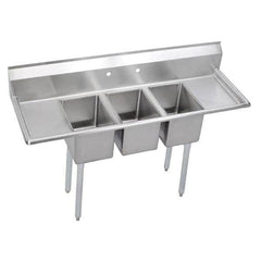 ELKAY - Stainless Steel Sinks Type: Scullery Sink Outside Length: 58 (Inch) - Benchmark Tooling