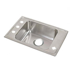 ELKAY - Stainless Steel Sinks Type: Drop In Sink Outside Length: 31 (Inch) - Benchmark Tooling