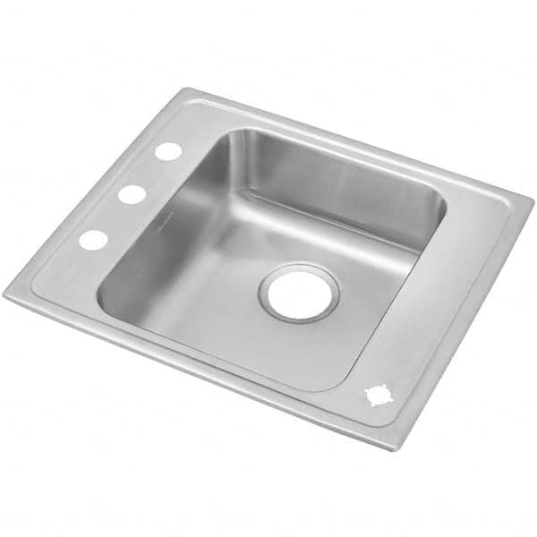 ELKAY - Stainless Steel Sinks Type: Drop In Sink Outside Length: 25 (Inch) - Benchmark Tooling