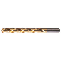 #6 RHS / RHC HSS 118 Degree Radial Point General Purpose Drill - TiN - Exact Industrial Supply