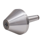 Bull Nose & Pipe Live Center MT3 Head Diameter 3.98in T.I.R. .0003 - Benchmark Tooling