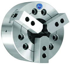 3-Jaw Power Chuck; 6 inch; Direct Mount A2-5 - Benchmark Tooling