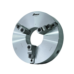 3-Jaw Precision Forged Steel Body Scroll Chuck with Two-Piece Hard Reversible Jaws, 25" - Benchmark Tooling