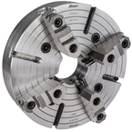 4-Jaw(2Pc) Independent Forged Steel Body Chuck 16" A2-11, 3.94" Hole, - Benchmark Tooling