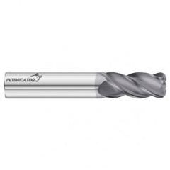 16mm Dia. x 100mm Overall Length 4-Flute 3mm C/R Solid Carbide SE End Mill-Round Shank-Center Cut-FC18 - Benchmark Tooling