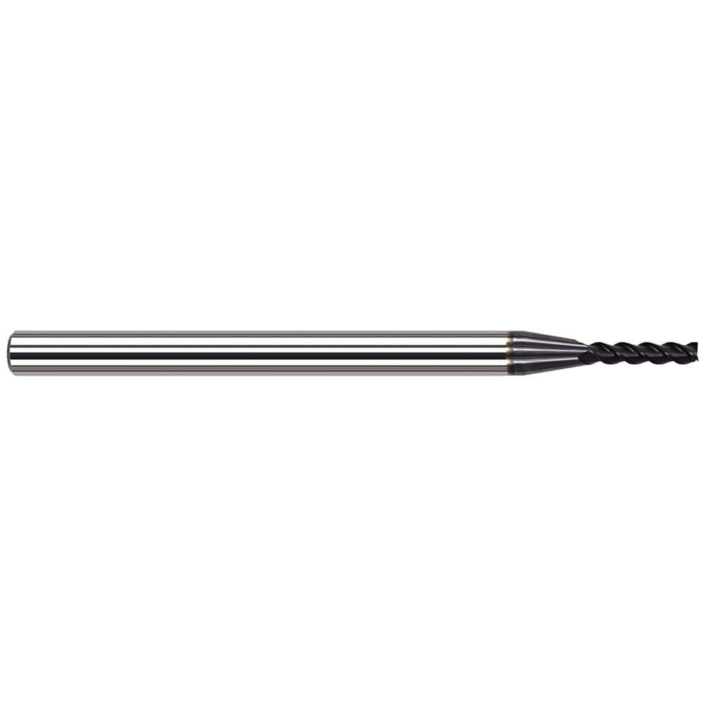 Harvey Tool - Corner Radius & Corner Chamfer End Mills; Mill Diameter (Decimal Inch): 0.0600 ; End Type: Corner Radius ; Corner Radius (Decimal Inch): 0.0100 ; Number of Flutes: 3 ; Material: Solid Carbide ; Finish/Coating: AlTiN - Exact Industrial Supply