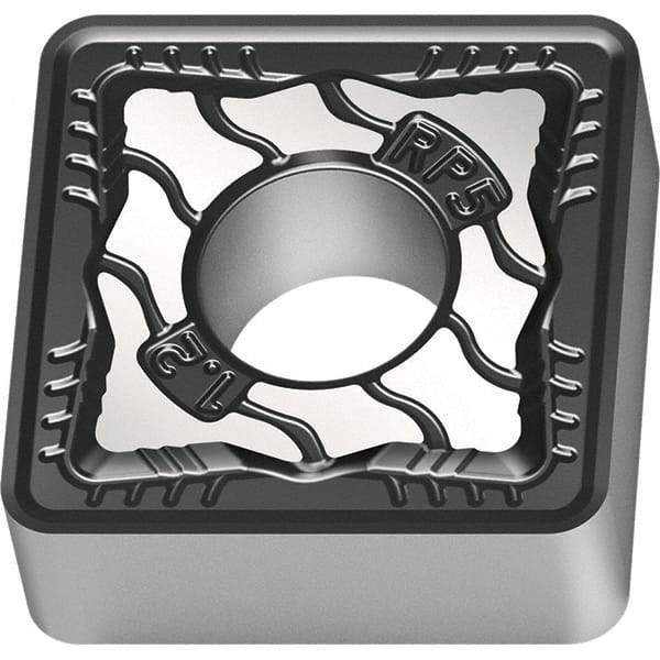 Walter - SNMG432 RP5 Grade WPP20S Carbide Turning Insert - TiCN/Al2O3/TiN Finish, 90° Square, 1/2" Inscr Circle, 3/16" Thick, 1/32" Corner Radius - Benchmark Tooling