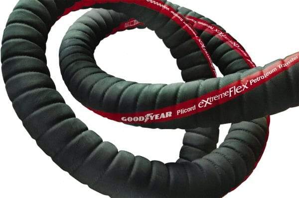 Continental ContiTech - 3" ID x 3-1/2" OD, 100' OAL, Pex Petroleum Transfer Hose - 200 Max Working psi, -40 to 200°F, 3" Bend Radius, Black - Benchmark Tooling