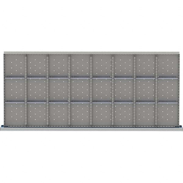 LISTA - 24-Compartment Drawer Divider Layout for 3.15" High Drawers - Benchmark Tooling