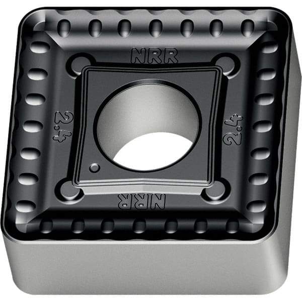 Walter - SNMM646 NRR Grade WAK30 Carbide Turning Insert - TiCN/Al2O3/TiN Finish, 90° Square, 3/4" Inscr Circle, 1/4" Thick, 3/32" Corner Radius - Benchmark Tooling