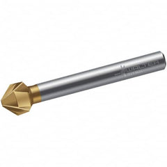 Walter-Titex - 10mm Head Diam, 6mm Shank Diam, 3 Flute 90° High Speed Steel Countersink - Benchmark Tooling