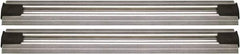 Quantum Storage - 2-1/2" Wide, Open Shelving Accessory/Component - Aluminum, Anodized Aluminum Finish, 96" Long, Use with Wire Shelving Units - Benchmark Tooling