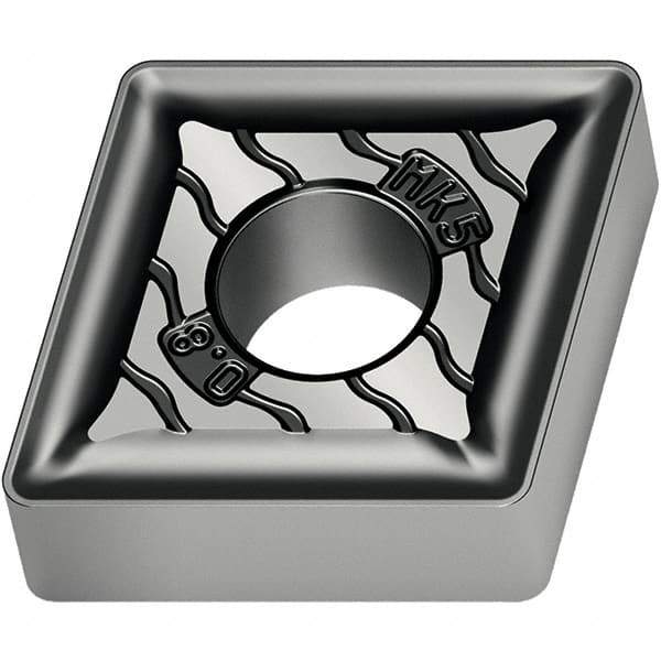 Walter - CNMG434 MK5 Grade WKK10S Carbide Turning Insert - TiCN/Al2O3/TiCN Finish, 80° Diamond, 1/2" Inscr Circle, 3/16" Thick, 1/16" Corner Radius - Benchmark Tooling