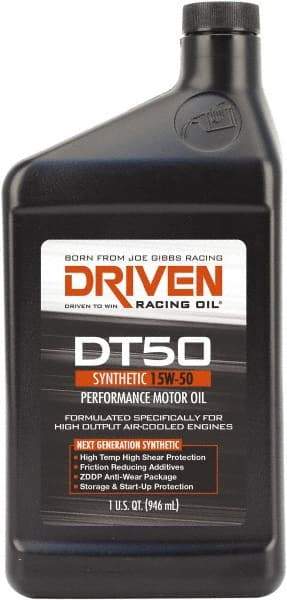 Joe Gibbs Driven Racing Oil - 1 Quart Synthetic Engine Oil - Grade 15W-50 - Benchmark Tooling