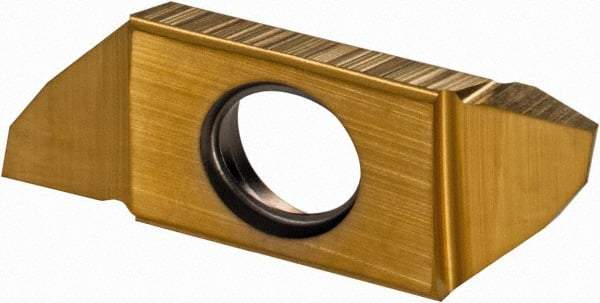 Iscar - SCIR22 Grade IC1008 Carbide Turning Insert - TiN/TiAlN Finish, 90° Irregular, 3mm Thick - Benchmark Tooling