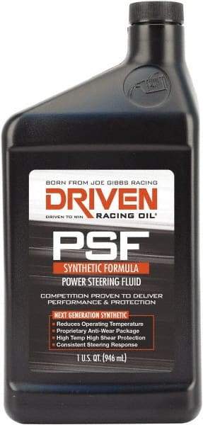 Joe Gibbs Driven Racing Oil - 1 Qt Power Steering Fluid - Exceeds All OEM Specs - Benchmark Tooling