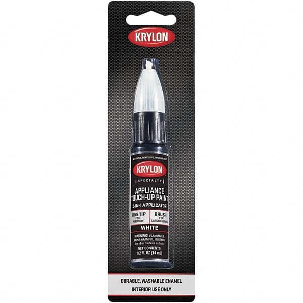 Krylon - 2 oz White Gloss Finish Paint Pen - Pen, Direct to Metal, 666 gL VOC Compliance - Benchmark Tooling