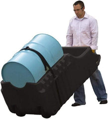 Justrite - Mobile Spill Containment Type: Poly Drum Caddy Number of Drums: 1 - Benchmark Tooling