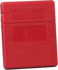 Justrite - 1 Piece Red Document Holders-Certificate/Document - 12-1/2" High x 10-1/4" Wide - Benchmark Tooling