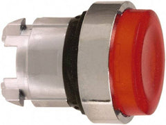 Schneider Electric - 22mm Mount Hole, Extended Straight, Pushbutton Switch Only - Round, Red Pushbutton, Illuminated, Maintained (MA) - Benchmark Tooling