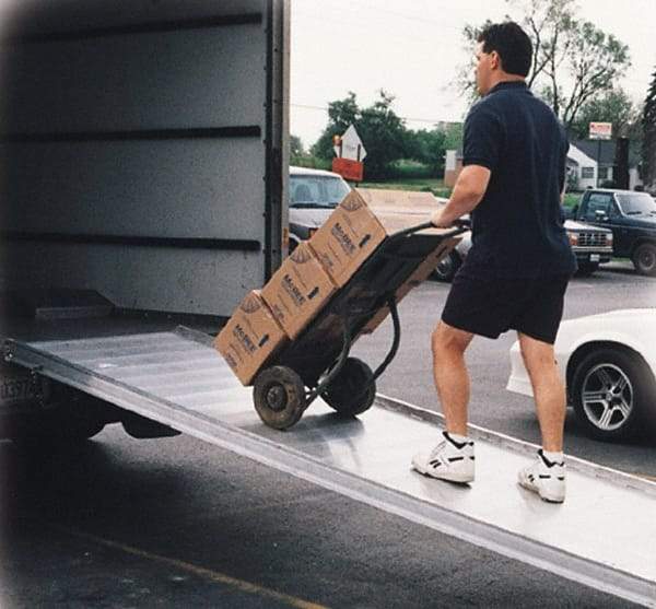 Vestil - 38" Wide, Aluminum Walk Ramp - 2,000 Lb Load Limit - Benchmark Tooling