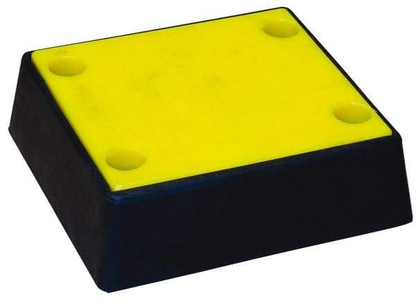 Vestil - 12 Inch Wide x 13 Inch High x 4 Inch Projection Molded Rubber Bumper - 12 Inch Wide x 13 Inch High x 4 Inch Projection Molded Rubber Bumper - Benchmark Tooling