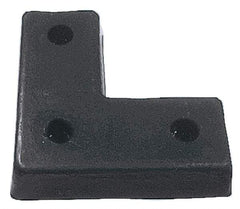 Vestil - 18 Inch Wide x 18 Inch High x 4 Inch Projection Molded Rubber Bumper - 18 Inch Wide x 18 Inch High x 4 Inch Projection Molded Rubber Bumper - Benchmark Tooling