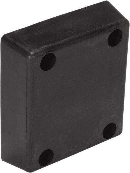 Vestil - 13 Inch Wide x 12 Inch High x 4 Inch Projection Molded Rubber Bumper - 13 Inch Wide x 12 Inch High x 4 Inch Projection Molded Rubber Bumper - Benchmark Tooling