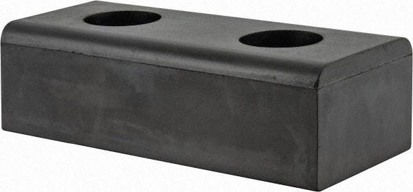Vestil - 10 Inch Long x 4-1/2 Inch Wide x 3 Inch Projection Molded Rubber Bumper - 10 Inch Long x 4-1/2 Inch Wide x 3 Inch Projection Molded Rubber Bumper - Benchmark Tooling