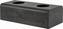 Vestil - 10 Inch Long x 4-1/2 Inch Wide x 3 Inch Projection Molded Rubber Bumper - 10 Inch Long x 4-1/2 Inch Wide x 3 Inch Projection Molded Rubber Bumper - Benchmark Tooling