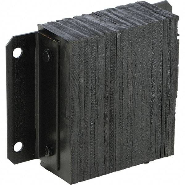 Vestil - 14 Inch Wide x 12 Inch High x 4 Inch Projection Laminated Dock Bumper - 14 Inch Wide x 12 Inch High x 4 Inch Projection Laminated Dock Bumper - Benchmark Tooling