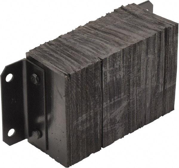 Vestil - 18 Inch Wide x 10 Inch High x 6 Inch Projection Laminated Dock Bumper - 18 Inch Wide x 10 Inch High x 6 Inch Projection Laminated Dock Bumper - Benchmark Tooling