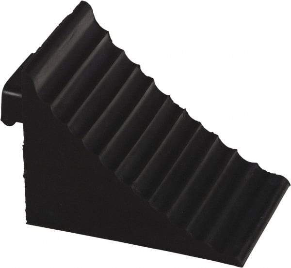 Vestil - 7-1/4" Wide x 7-1/2" High x 11" Deep, Rubber Wheel Chock - Benchmark Tooling