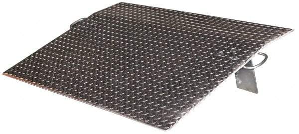 Vestil - 6,600 Lb Aluminum Dock Plate - 36" Long x 60" Wide x 5" High - Benchmark Tooling