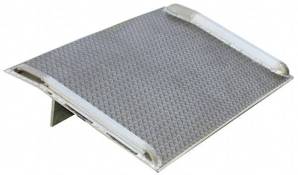 Vestil - 11,000 Lb Aluminum Dock Board - 54" Long x 60" Wide x 8-1/2" High - Benchmark Tooling