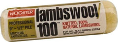 Wooster Brush - 1/2" Nap, 9" Wide Paint Roller - Semi-Rough Texture, Lambswool - Benchmark Tooling