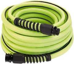 Legacy - 100' Long Water Hose - 5/8" Diam, 3/4" GHT, Hybrid Polymer, 165 psi, All Season, Green - Benchmark Tooling